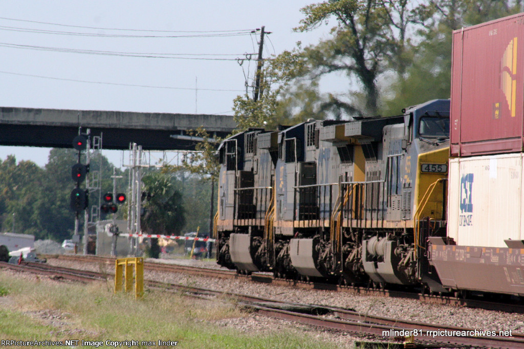 Southbound at south wye